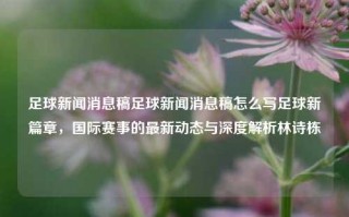 足球新闻消息稿足球新闻消息稿怎么写足球新篇章，国际赛事的最新动态与深度解析林诗栋