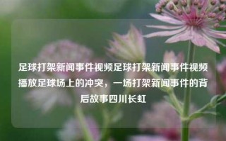 足球打架新闻事件视频足球打架新闻事件视频播放足球场上的冲突，一场打架新闻事件的背后故事四川长虹