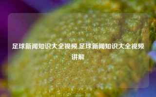 足球新闻知识大全视频,足球新闻知识大全视频讲解