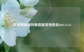 足球周新闻特朗普版宣布胜选2024.11.24