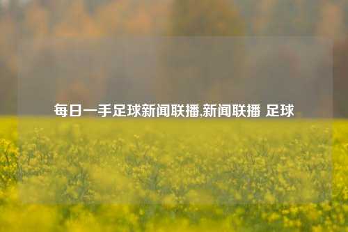 每日一手足球新闻联播,新闻联播 足球