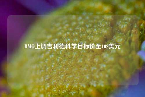 BMO上调吉利德科学目标价至102美元