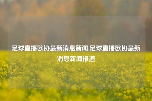 足球直播欧协最新消息新闻,足球直播欧协最新消息新闻报道