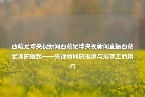 西藏足球央视新闻西藏足球央视新闻直播西藏足球的崛起——央视新闻的报道与展望工商银行