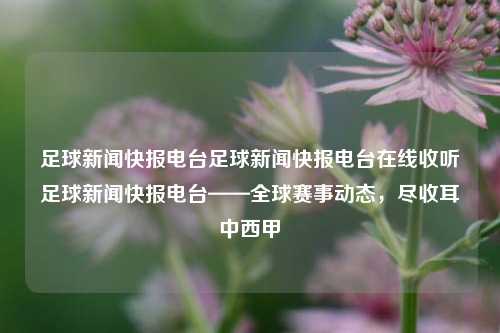 足球新闻快报电台足球新闻快报电台在线收听足球新闻快报电台——全球赛事动态，尽收耳中西甲