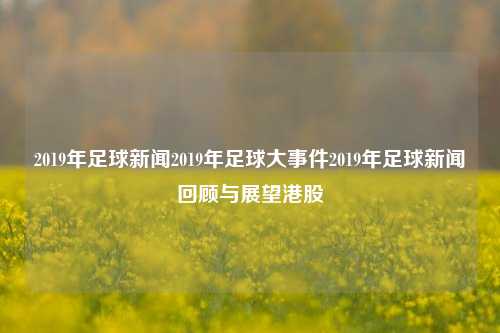 2019年足球新闻2019年足球大事件2019年足球新闻回顾与展望港股