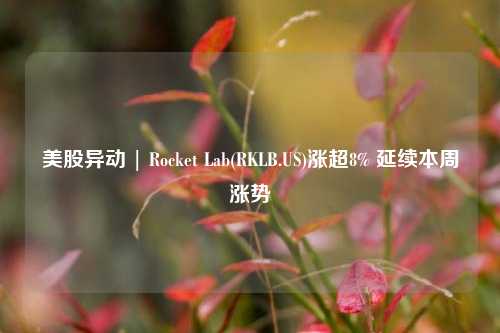 美股异动 | Rocket Lab(RKLB.US)涨超8% 延续本周涨势