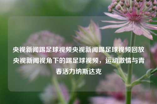 央视新闻踢足球视频央视新闻踢足球视频回放央视新闻视角下的踢足球视频，运动激情与青春活力纳斯达克