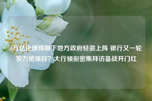 6万亿化债预期下地方政府轻装上阵 银行又一轮发力抢项目？大行领衔密集拜访备战开门红-第1张图片-足球世界