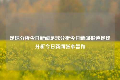 足球分析今日新闻足球分析今日新闻报道足球分析今日新闻张本智和-第1张图片-足球世界